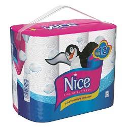 نایس دستمال  توالت 12 قلو